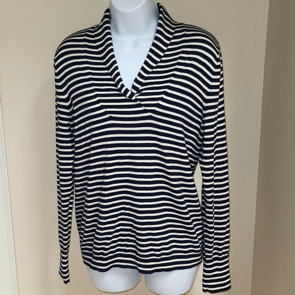 Striped Knit Top